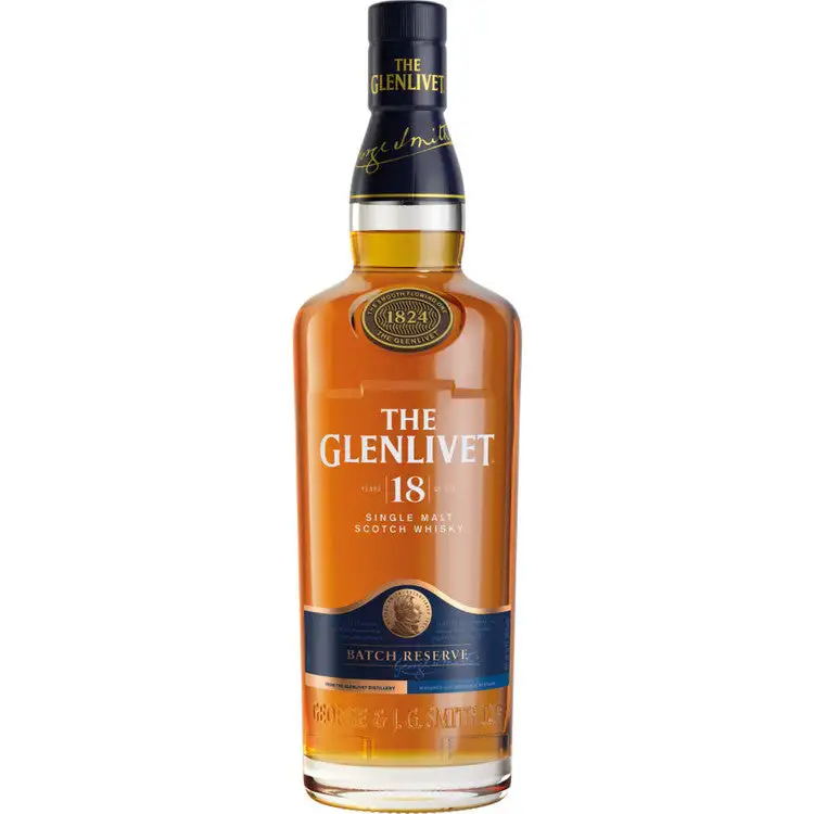 The Glenlivet Single Malt Scotch Batch Reserve 18 Yr 80