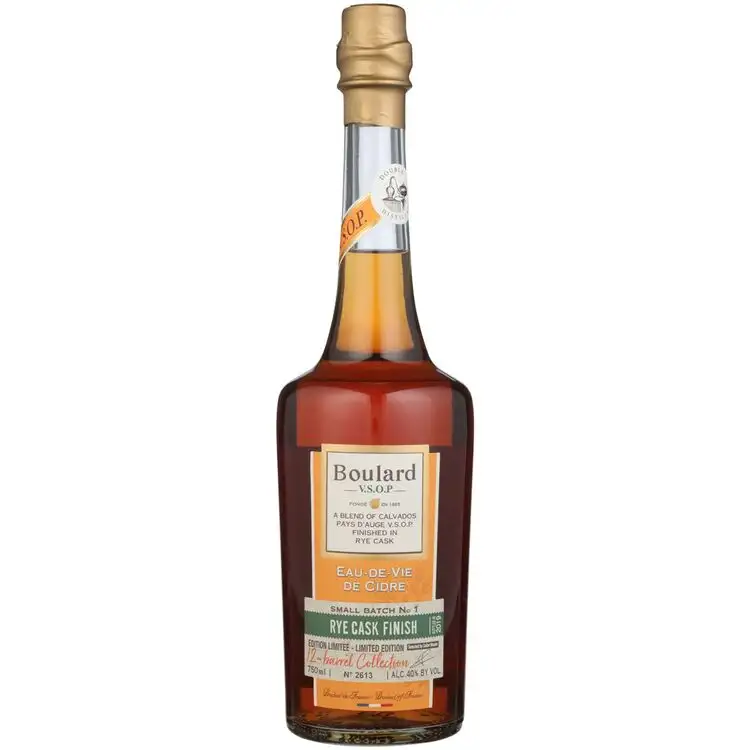Boulard Calvados Pays D Auge Vsop Batch No 1 Rye Cask