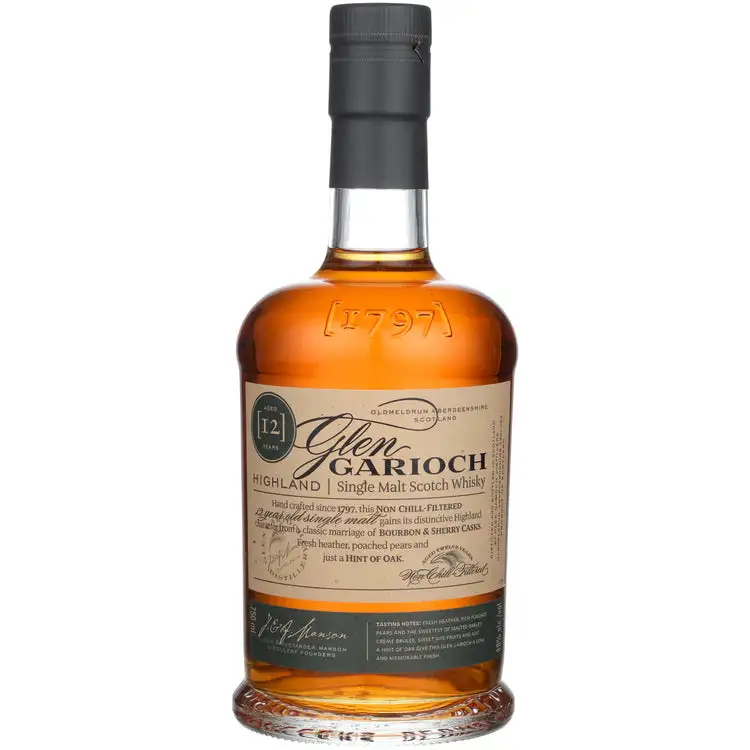 Glen Garioch Single Malt Scotch 12 Yr 96 750Ml Whiskey