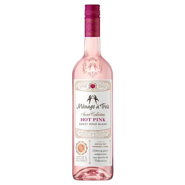 Menage A Trois Rose Hot Pink Sweet Blend Collection