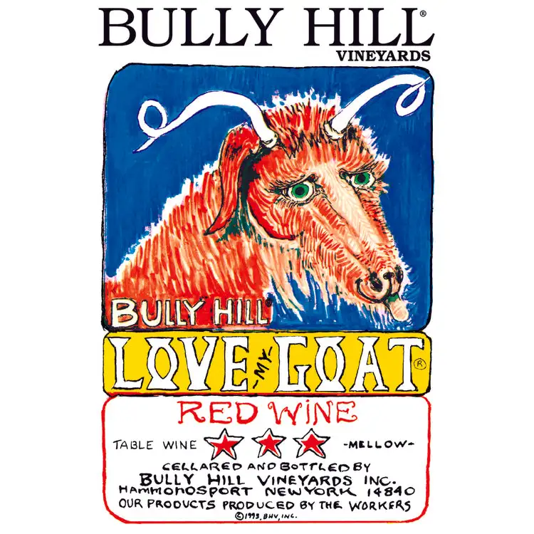 Bully Hill Vineyards Love My Goat Red New York 750Ml Wine
