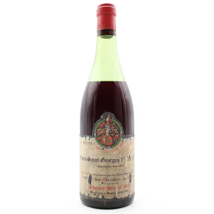 Nuits-Saint-Georges 1er Cru 1957 Confrérie des Chevaliers du Tastevin Chanson Père et Fils