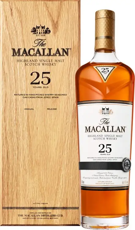 The Macallan Sherry Oak 25 Years Old Single Malt Scotch