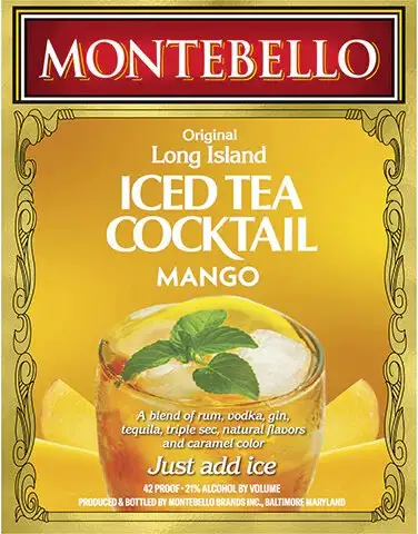 Montebello Mango Long Island Iced Tea spirits