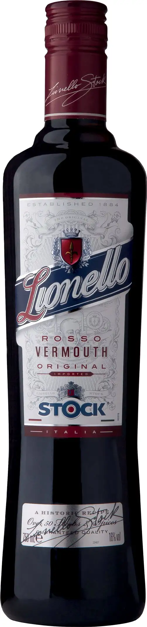 Stock Lionello Rosso Vermouth spirits