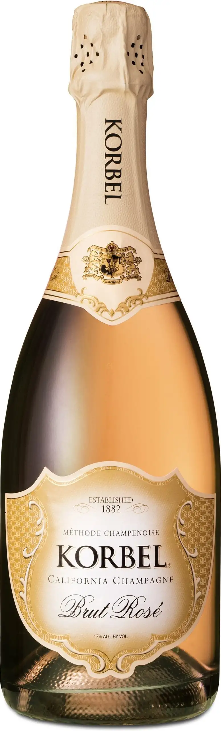 Korbel Champagne Cellars Brut Ros California wine