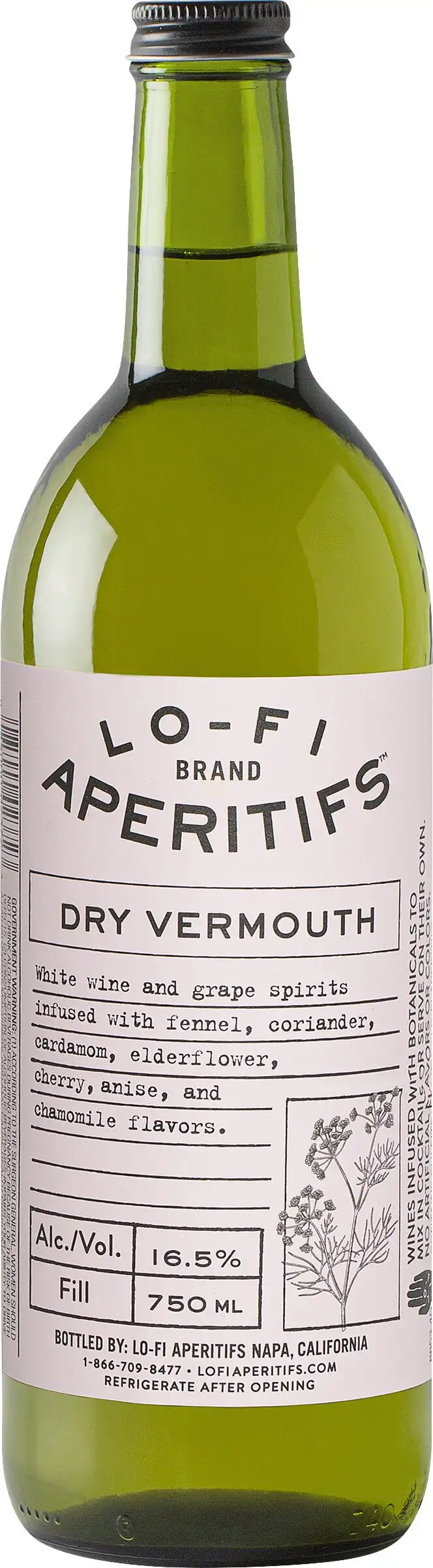 Lo Fi Aperitifs Dry Vermouth spirits