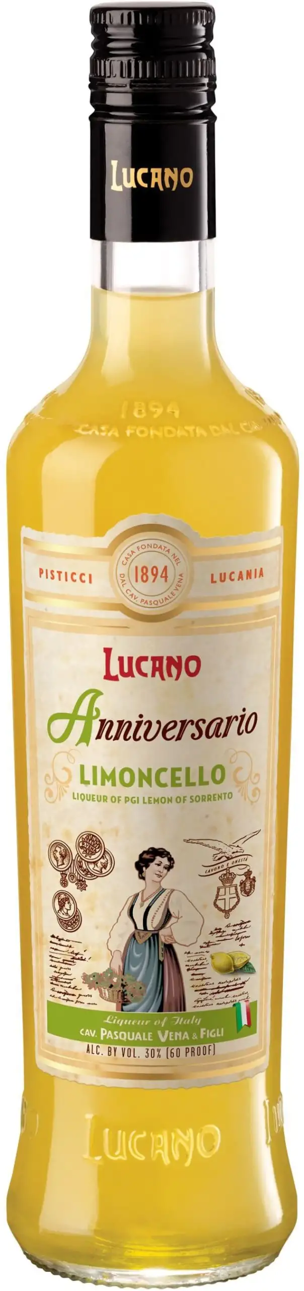 Lucano Limoncello Liqueur spirits