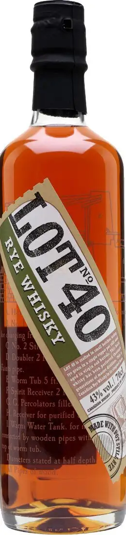 Lot 40 Canadian Rye Whisky Whiskey