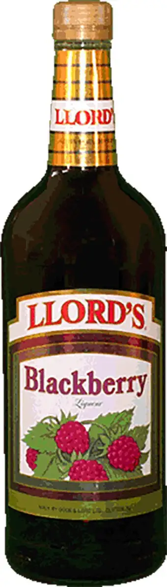 Llords Blackberry Brandy spirits