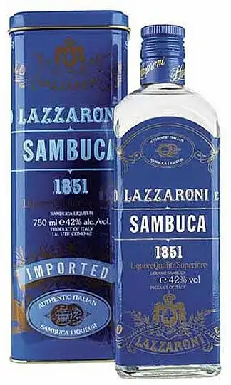 Paolo Lazzaroni Figli Sambuca del Chiostro 76 Proof spirits