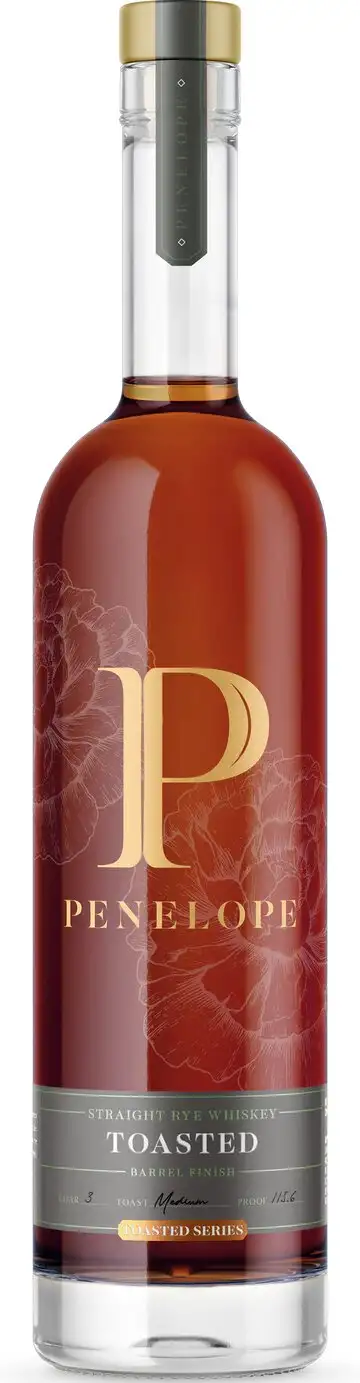 Penelope Toasted Series Straight Rye Whiskey spirits