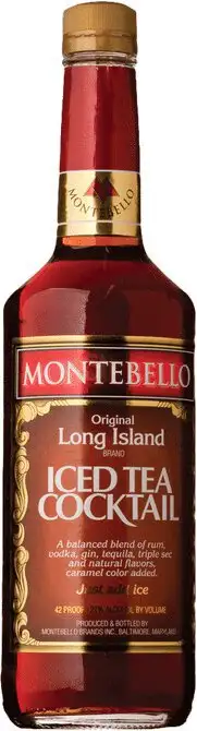 Montebello Long Island Iced Tea Cocktail Peach spirits 1.75L