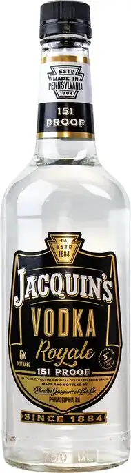 Jacquin s 151 Proof Vodka Royale