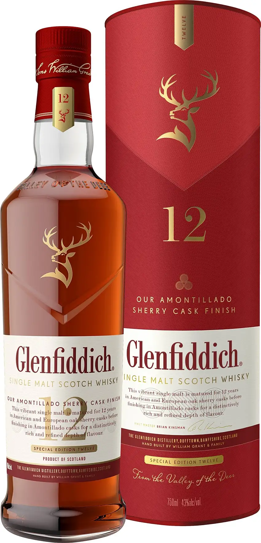 Glenfiddich 12 Year Old Sherry Cask Finish Single Malt