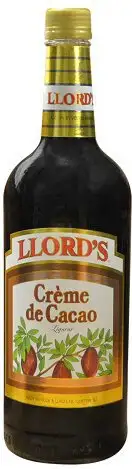 Llord s Creme De Cocoa Dark Liqueur spirits