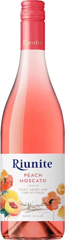 Riunite Peach Moscato wine
