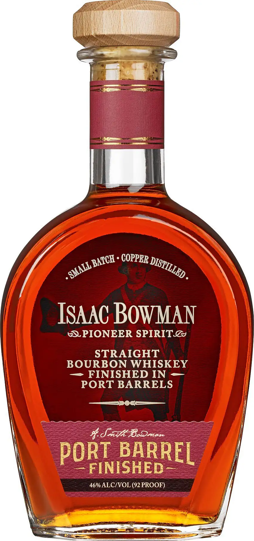 Isaac Bowman Port Finished Straight Bourbon Virginia Whiskey