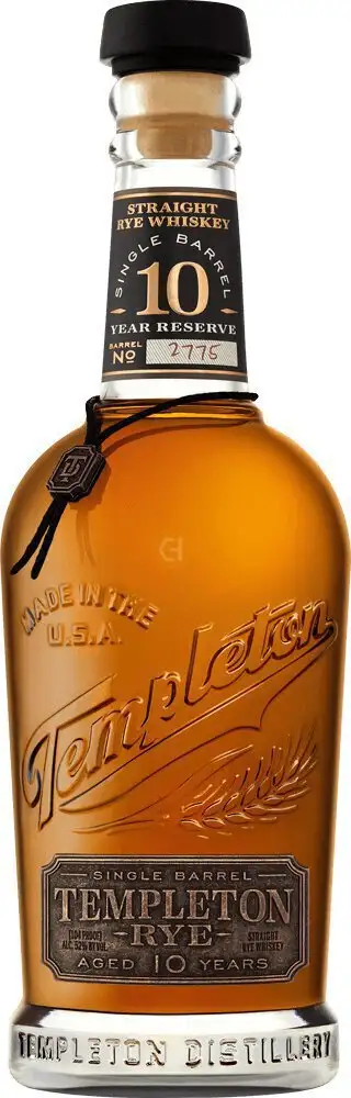 Templeton 10 Year Rye Single Barrel Whiskey