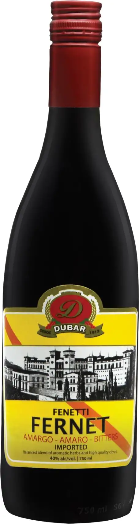 Dubar Fenetti Fernet Amaro spirits