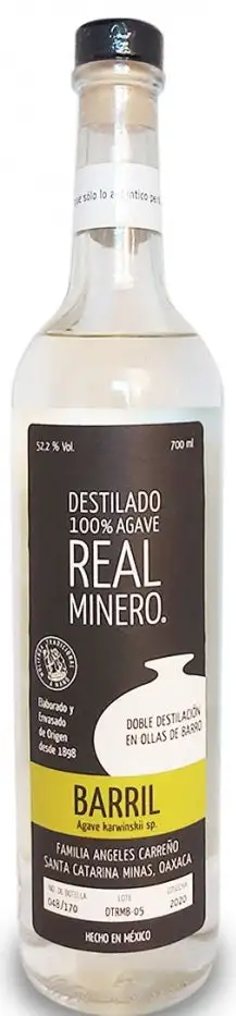 Real Minero Destilado De Agave Barril Spirit