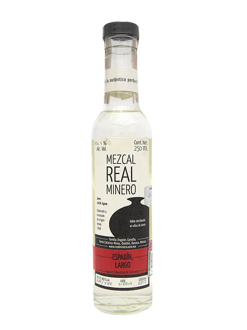 Real Minero Destilado De Agave Espadin Largo Spirit