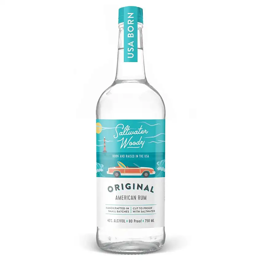 Saltwater Woody Original American Rum 1L