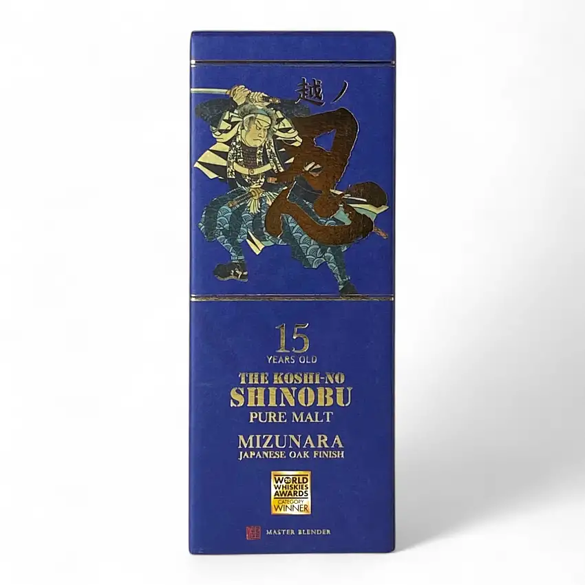 Shinobu Distillery 15 Year Old Mizunara Oak Finish Pure Malt Whisky 750ml