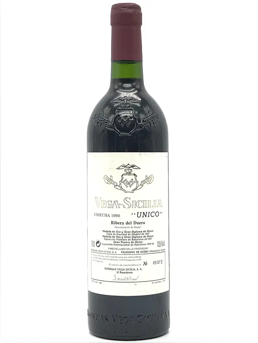 1990 Vega Sicilia, Unico, Ribera del Duero, Bottle (750ml)