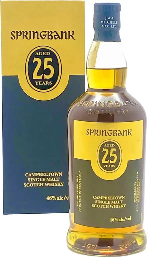 Springbank 25 Year Old Single Malt Scotch