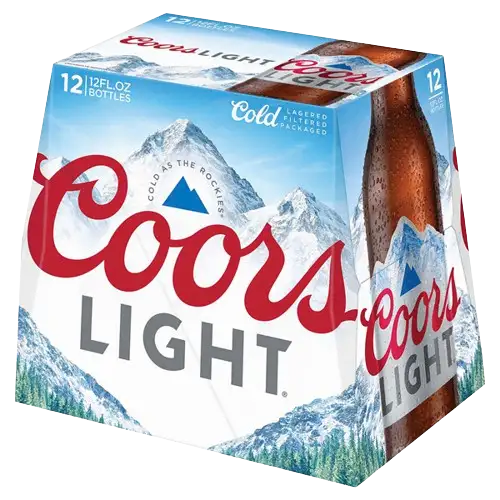 Coors Light Bottle 12PK/12OZ [12 PACK]