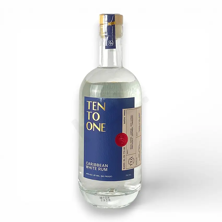 Ten to One Caribbean White Rum 750ml