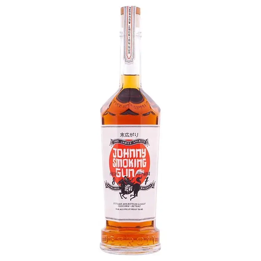 Two James Spirits Johnny Smoking Gun Whiskey