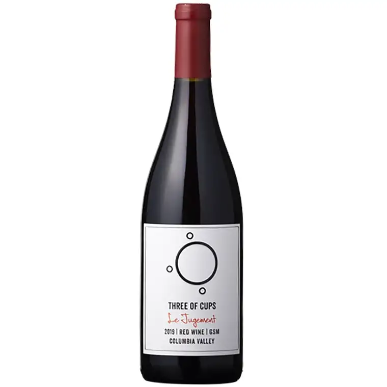 Three of Cups Winery Le Jugement GSM Red Blend Columbia Valley 2019