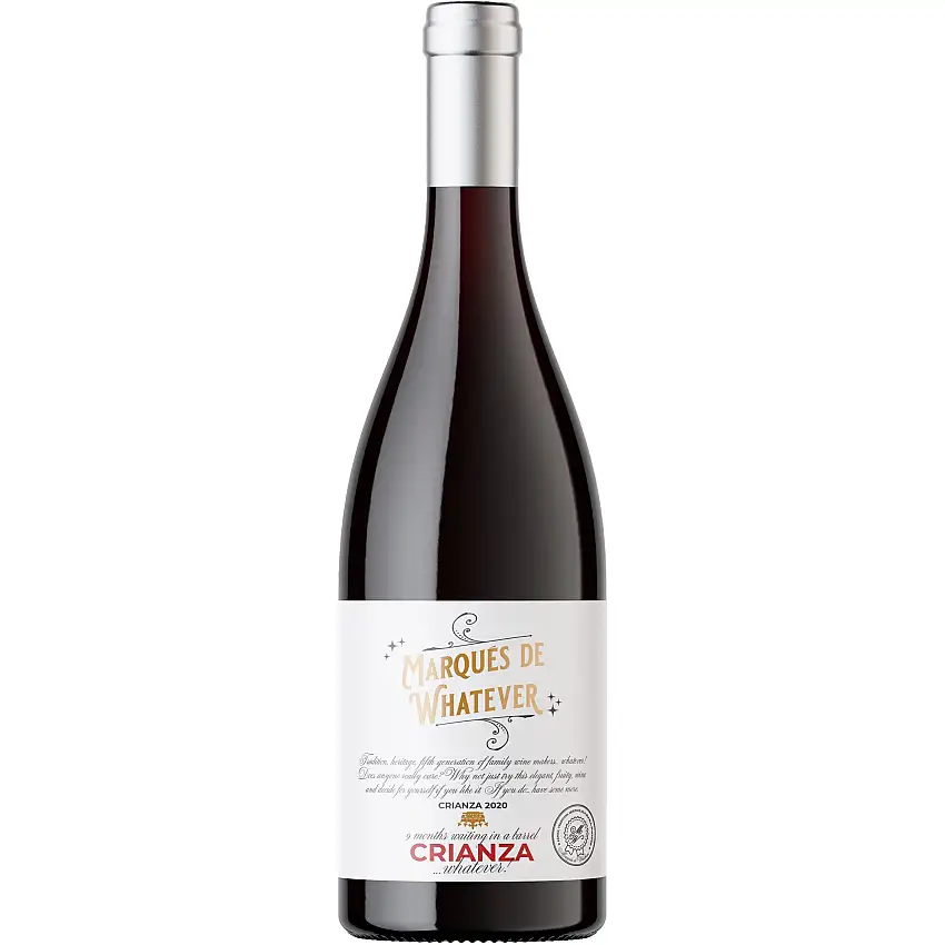 Marques de Whatever Valencia Crianza 2020