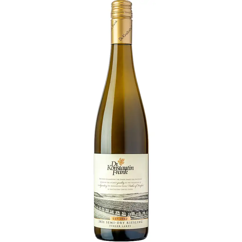 Dr Konstantin Frank Semi Dry Riesling Finger Lakes 2021