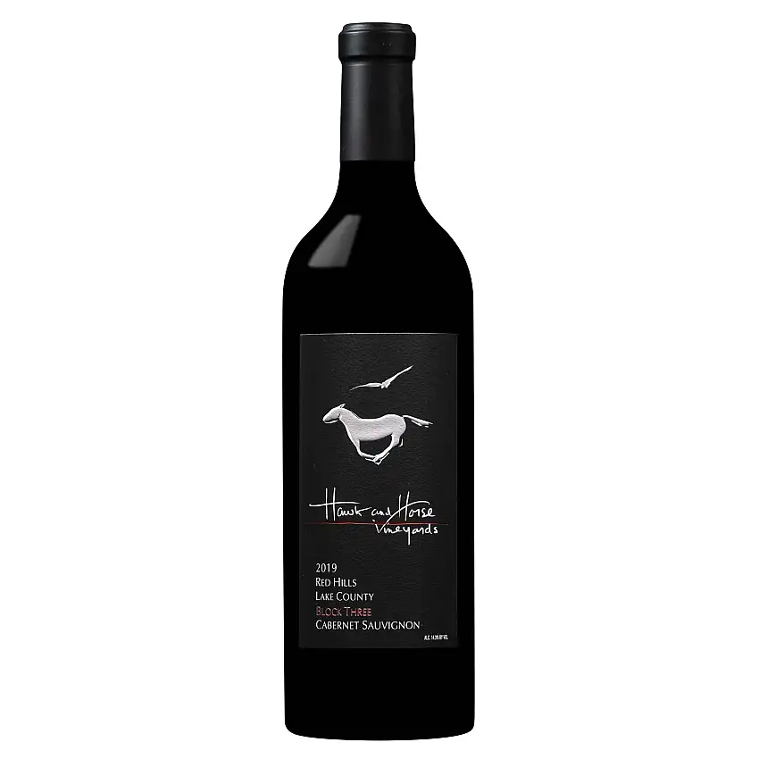 Hawk and Horse Vineyard Block Three Cabernet Sauvignon Red Hills Lake County 2019
