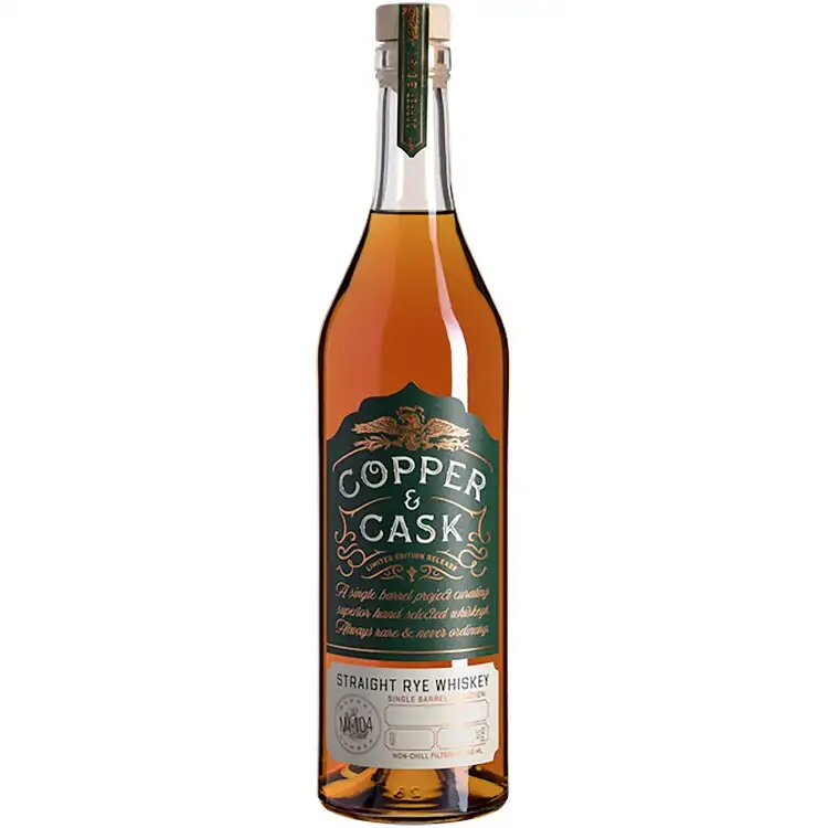 Copper and Cask Straight Rye Single Barrel MK 696