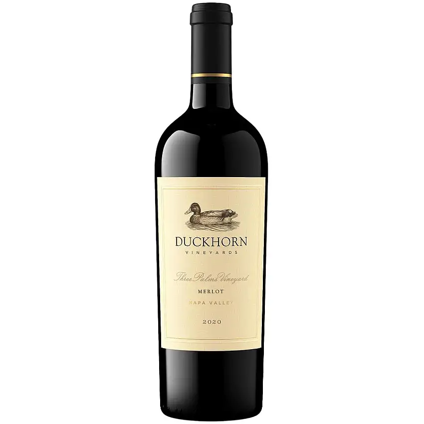 Duckhorn Vineyards Merlot Three Palms Vineyard Napa Valley 2020