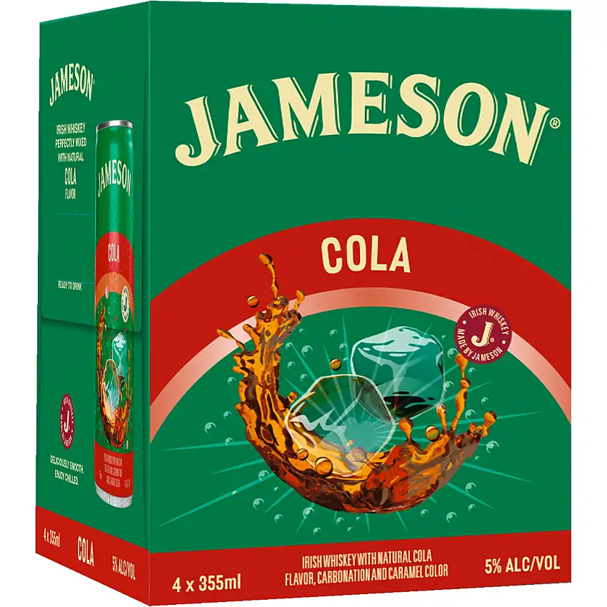 Jameson Cola Cocktail 4x355mL Cans