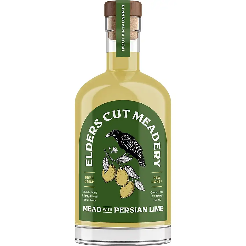 Elder's Cut Meadery Mead with Persian Lime