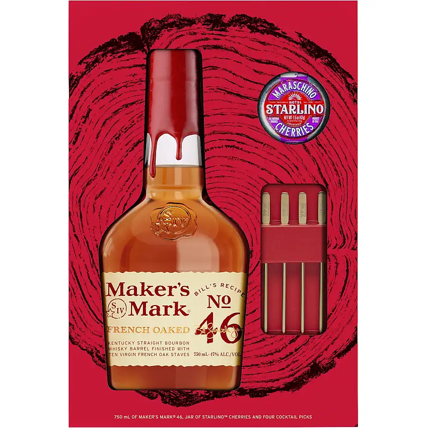 Maker's Mark 46 Straight Bourbon with Cocktail Kit