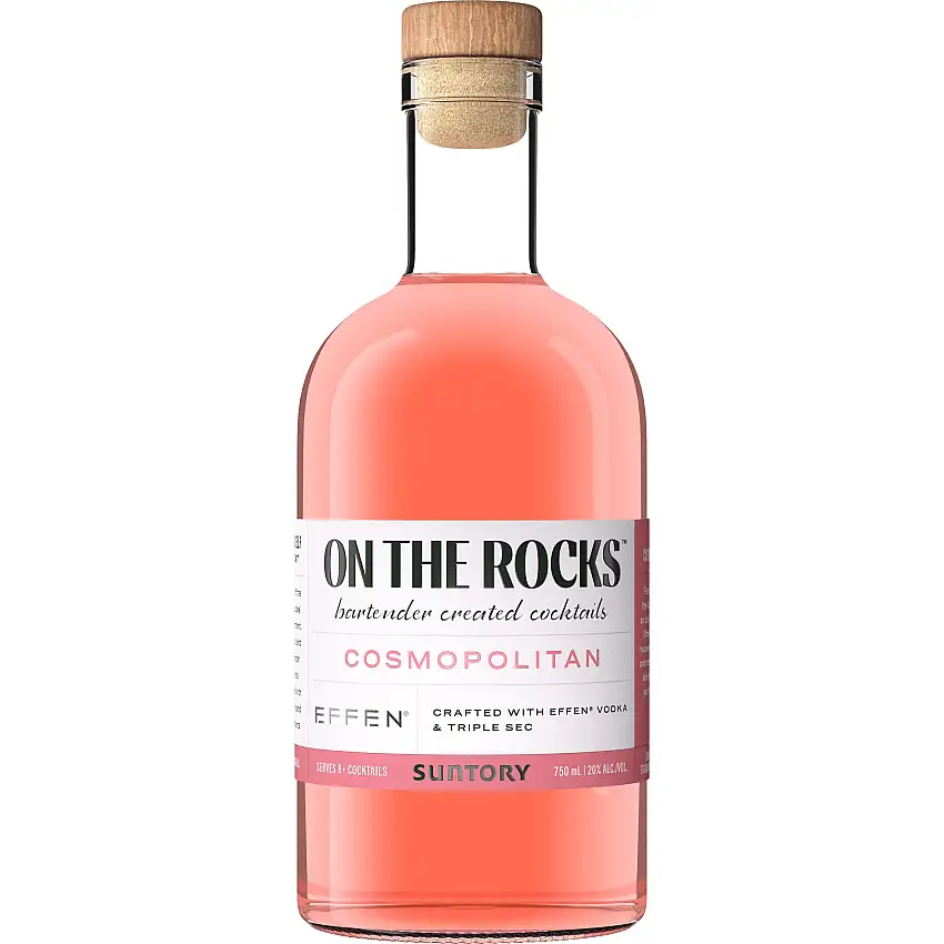On The Rocks Effen Cosmopolitan Cocktail