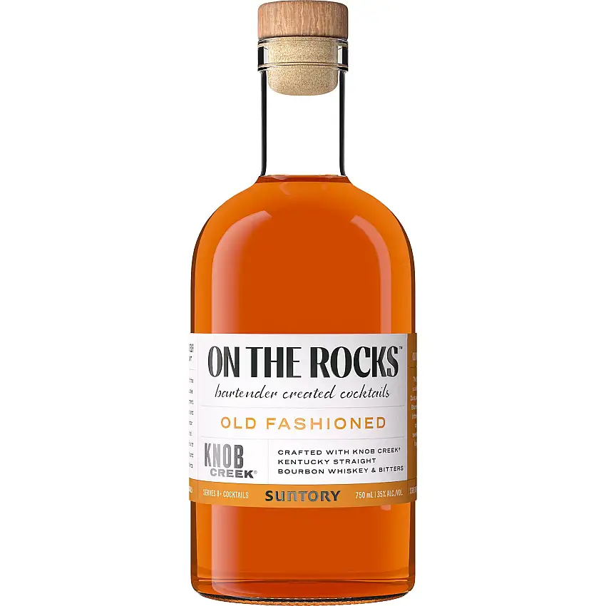 On The Rocks Knob Creek Old Fashioned Cocktail