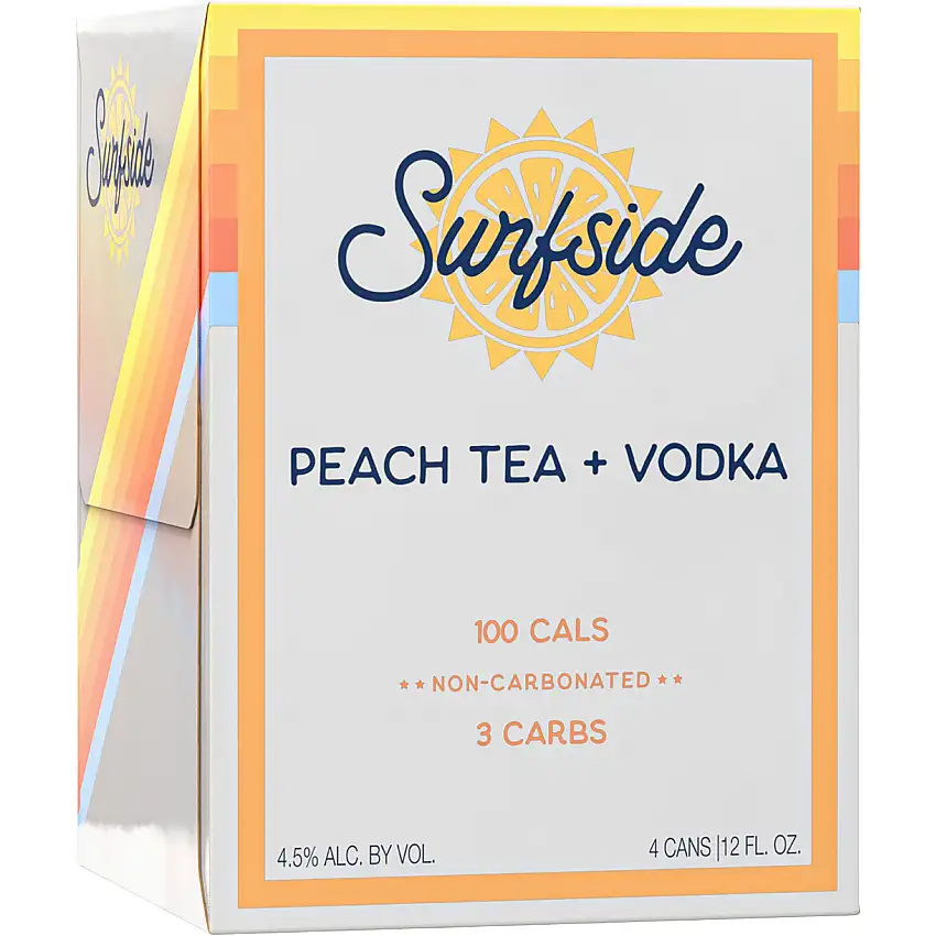 Stateside Surfside Peach Tea and Vodka 4x355 mL Cans