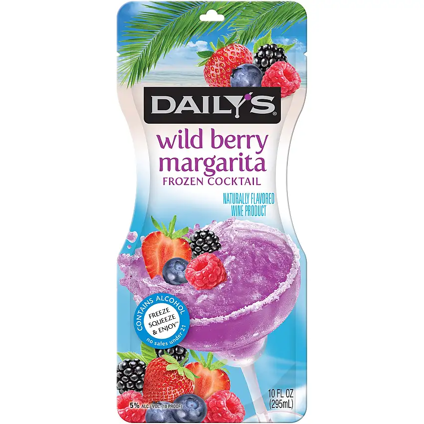 Daily's Wild Berry Margarita Frozen Cocktail Pouch