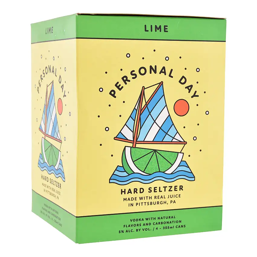 Personal Day Lime Hard Seltzer 4x355 mL Cans