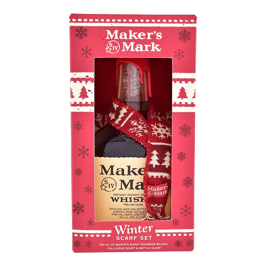 Maker's Mark Straight Bourbon with Scarf