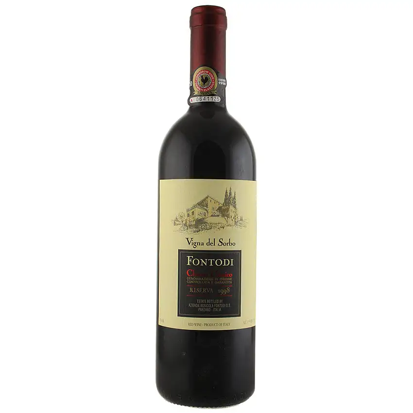 1998 Fontodi Vigna del Sorbo Chianti Classico Riserva 750mL