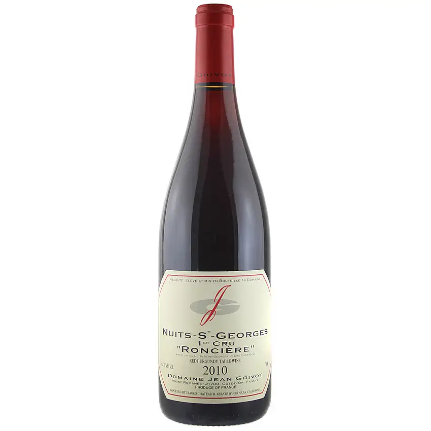 2010 Domaine Jean Grivot Nuits St Georges Roncieres 750mL